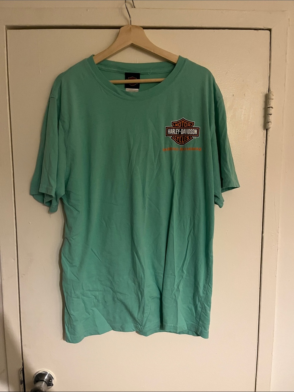 Harley-Davidson Bahamas Short Sleeve Tee in Mint Green